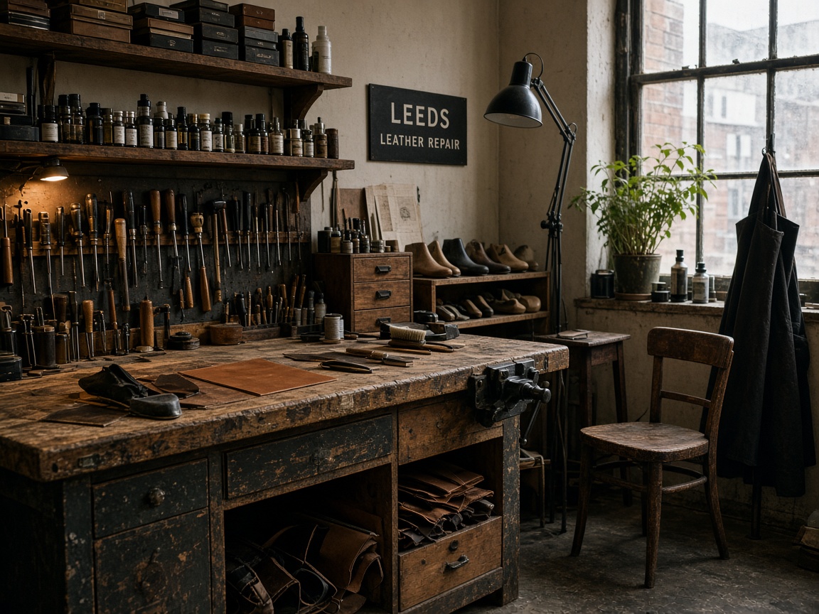 About the Shoe / leather repair studio at Studio Skyorbit